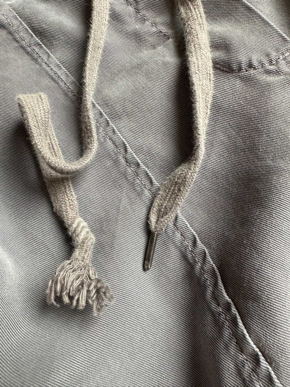 Wilfred free soft grey distressed cropped overalls - Picture 11 of 12